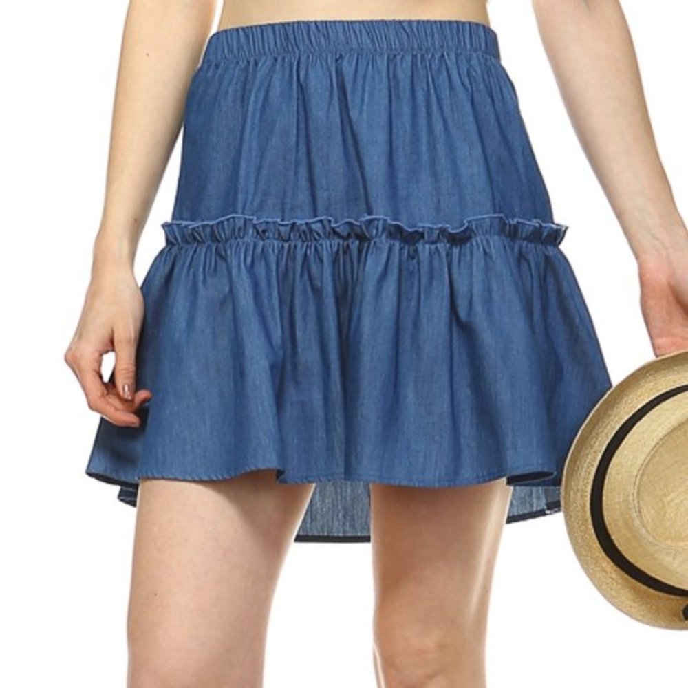 💫2 for $35 | Ruffle Tiered Summer Skirt